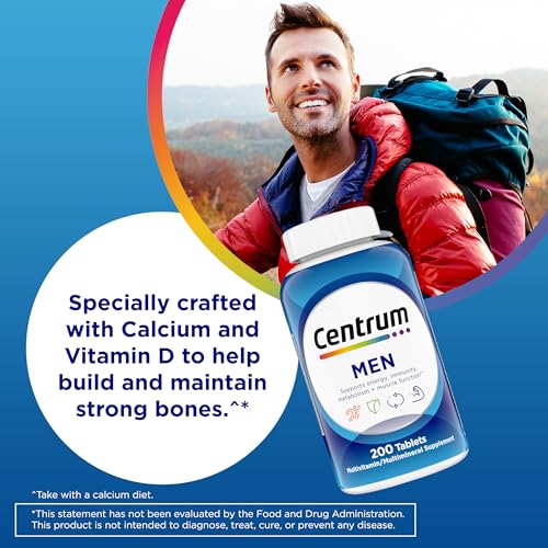 Centrum Multivitamin for Men, Multivitamin/Multimineral Supplement with Vitamin D3, B Vitamins and Antioxidants Centrum buy supplements canada