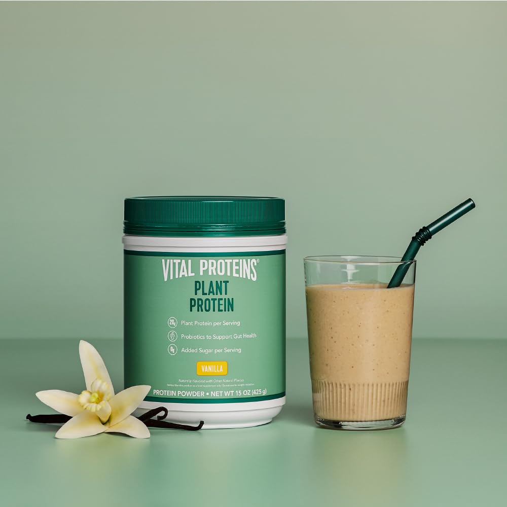 Vital Proteins Collagen Peptides Powder, 9.33 oz Unflavored + 15 oz Vanilla Plant Protein Vital Proteins buy supplements canada