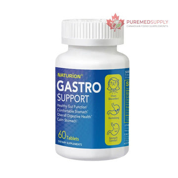 Gastro Support – Digestive Health Supplement with G-FOS Blend, Organic Ginger Root, Licorice Extract, Mastic Gum & Pomegranate – Supports Digestive Comfort & Gut Balance – 60 Tablets, 60 Day Supply NATURION buy supplements canada