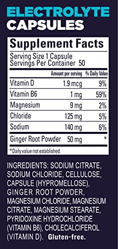 GU Energy Roctane Ultra Endurance Electrolyte Capsules, 50-Count Bottle GU Energy buy supplements canada