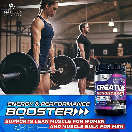 Micronized Creatine Monohydrate Powder - 100% Pure Unflavored Creatine Powder Nature's Nutrition buy supplements canada