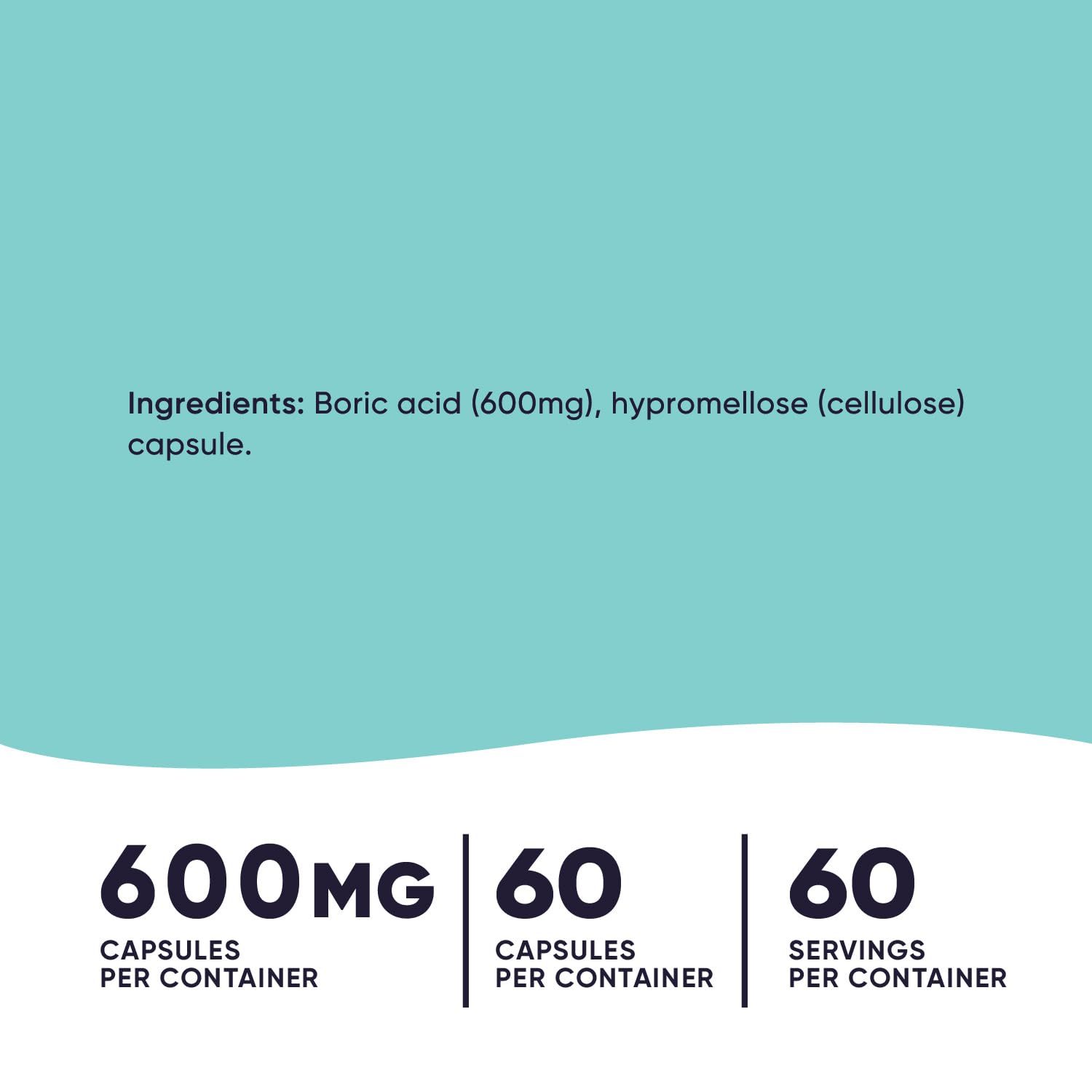 Nutricost Boric Acid 600mg, 60 Capsules - Vaginal Suppository - Non-GMO - for Women Nutricost buy supplements canada