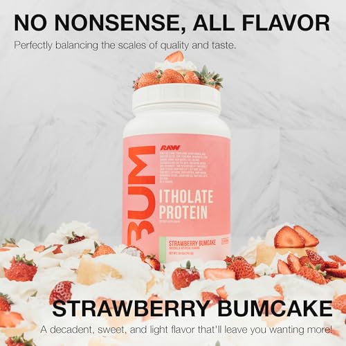 RAW Whey Isolate Protein Powder, Strawberry BumCake (CBUM Itholate Protein) RAW buy supplements canada