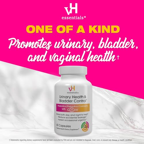vH essentials Urinary Health & Bladder Control, Cranberry Extract, Prebiotics and Probiotics vH essentials buy supplements canada
