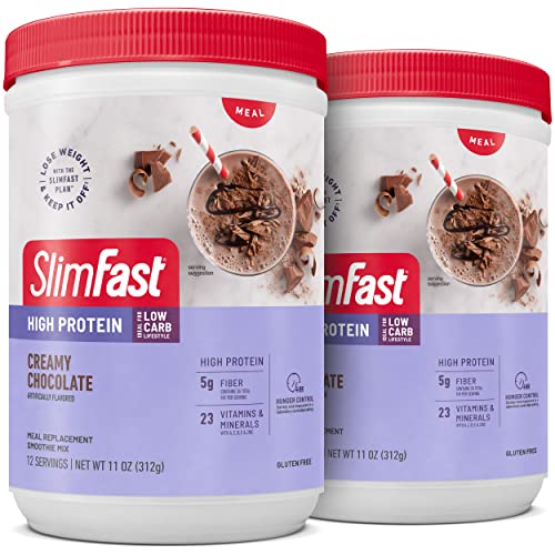 SlimFast High Protein Meal Replacement Shake Powder, 12 Servings (Pack of 2) , Advanced SlimFast buy supplements canada