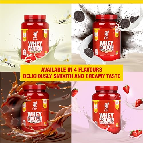 LFC Whey Protein Powder Cookies & Cream Flavour 908g 15.5g naturally-occurring BCAAs Vector Consumer buy supplements canada