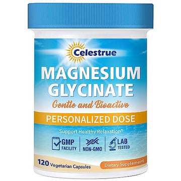 Celestrue Magnesium Glycinate, Fully-Chelated, Optimal Absorption, Gentle on The Stomach Celestrue buy supplements canada