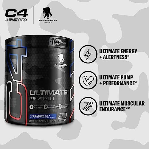 C4 Ultimate x Wounded Warrior Project Pre Workout Powder Freedom Ice - Sugar Free Cellucor buy supplements canada