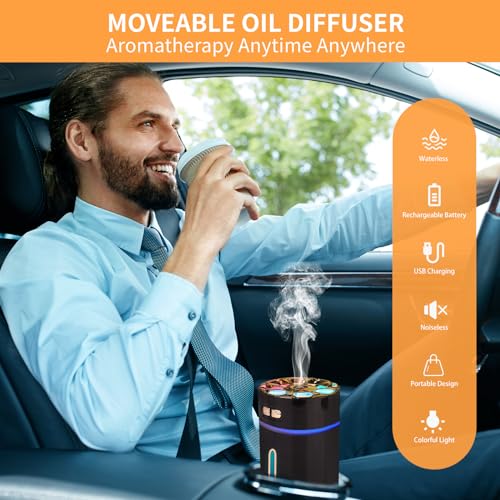 Car Diffuser,Rechargeable car Diffuser air freshener,Humidifier Aromatherapy for car Sydetelis buy supplements canada