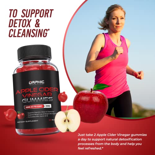 Apple Cider Vinegar Gummies with Mother- 1000mg - Supplement Formulated to Support ORPHIC NUTRITION buy supplements canada
