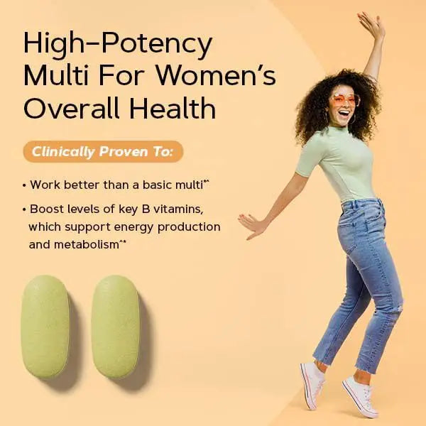 GNC Women’s Energy and Metabolism Multivitamin Caplets, Clinically Proven, Calorie Burn, Focus, 100mg Caffeine, Active Nutrition, Immune, Bone GNC buy supplements canada