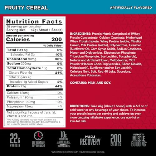 BSN SYNTHA-6 Whey Protein Powder with Micellar Casein, Milk Isolate, Fruity Cereal BSN buy supplements canada
