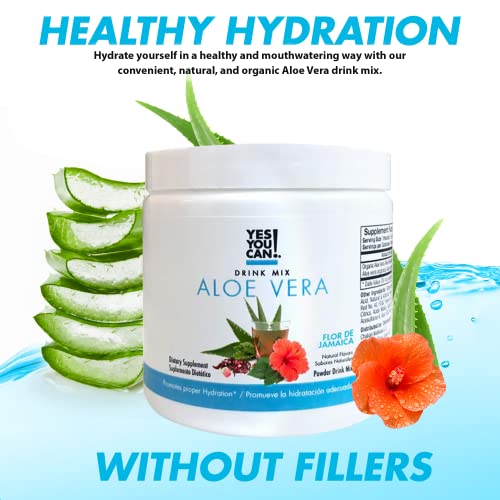 Yes You Can! Organic Aloe Vera Drink Mix - Super Greens Powder - Energy Drink Powder Yes You Can! buy supplements canada