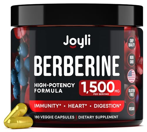 Berberine Supplement - Berberine 1500MG for Diet, GI Health & Water Loss - Pure Berberine JOYLI Nutrition buy supplements canada