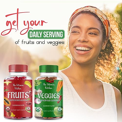 The Vitamin Kitchen Fruit and Veggies Gummies-120 Chews 60 Super Fruits The Vitamin Kitchen buy supplements canada