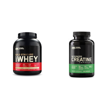 Optimum Nutrition Gold Standard 100% Whey Protein Powder, Vanilla Ice Cream & Microniz Optimum Nutrition buy supplements canada