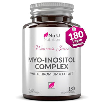 Myo-Inositol Complex 4000mg - 180 Vegan Tablets, 6 Weeks Supply - with 200ug Folate Nu U Nutrition buy supplements canada