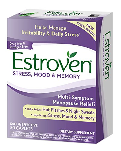 Estroven Stress Plus Mood & Memory | Menopause Relief Dietary Supplement | Safe Multi-Symptom Relief Estroven buy supplements canada