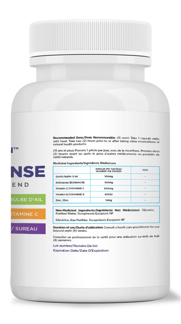 Maximum Slim Powerful 6-in-1 Immune Support Supplement with Zinc, Vitamin C, Elderberry, Vitamin D, Echinacea, & Garlic, 60 Count Maximum Slim buy supplements canada