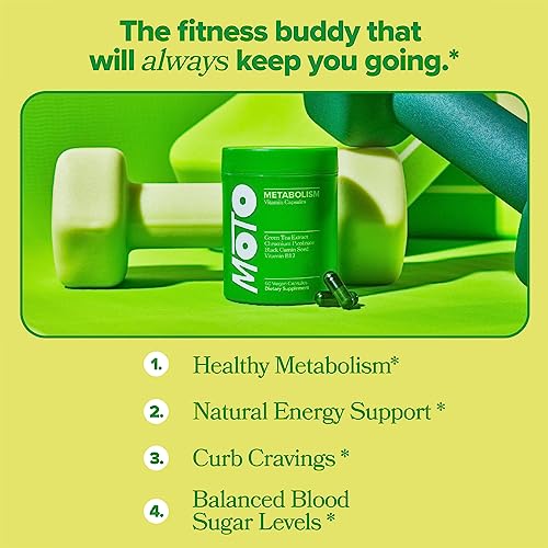 MOTO Metabolism Support for Women - Natural Energy, Curb Cravings, Healthy Metabolism - EGCG O Positiv buy supplements canada