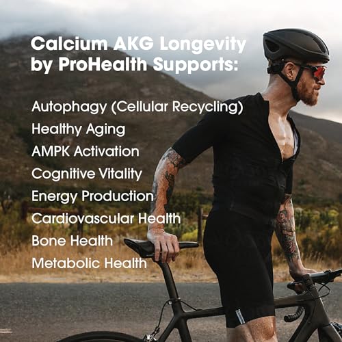 ProHealth Calcium AKG Longevity (Alpha Ketoglutarate) (1,000 mg per 2 Capsule Serving ProHealth buy supplements canada