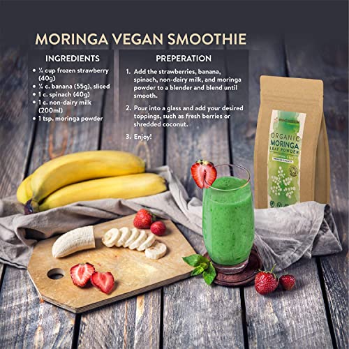 1KG Moringa Superleaf Powder Oleifera 100% Organic Raw Premium Quality Non-GMO Spring Blossom buy supplements canada