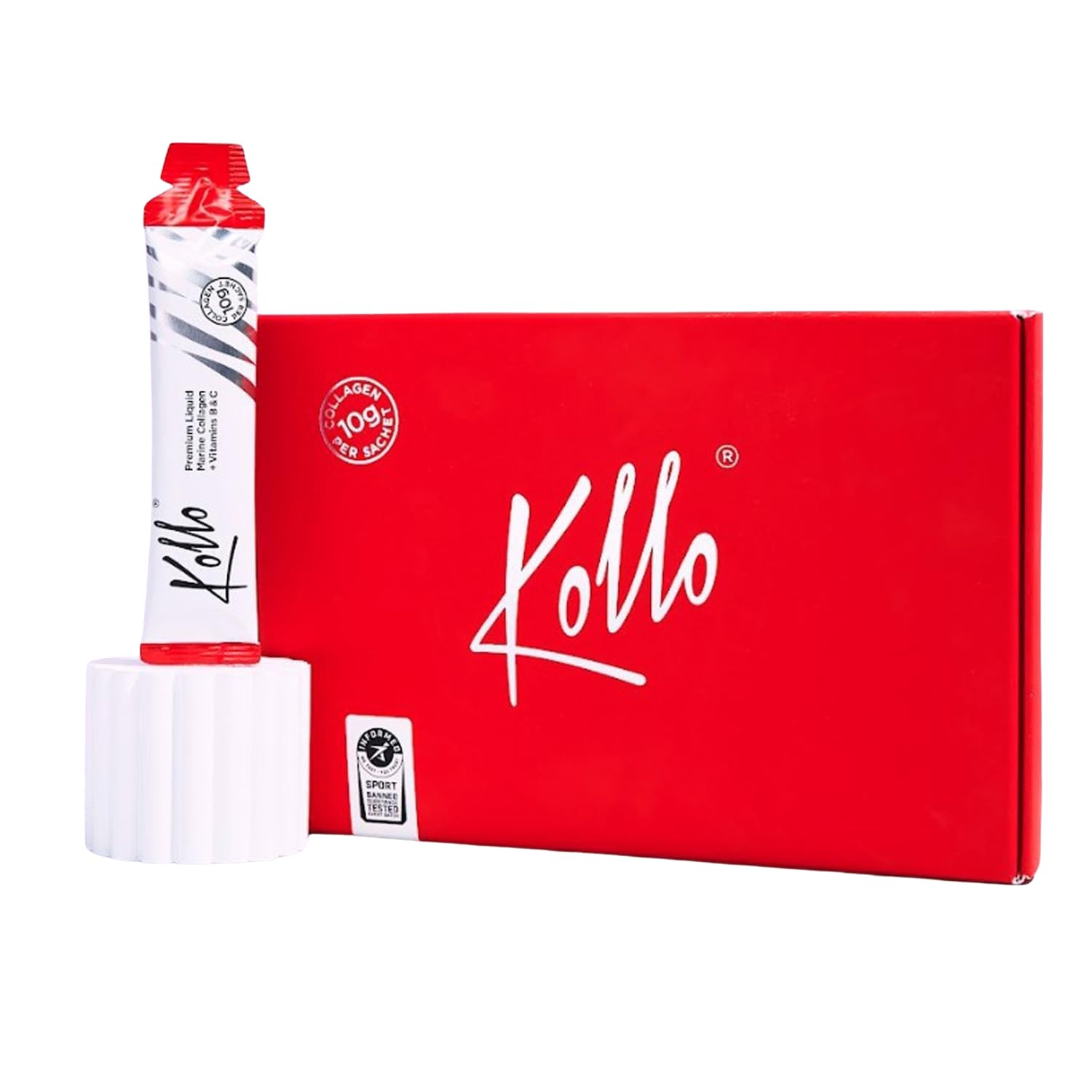Kollo Premium Marine Collagen Liquid, 10,000 mg - Essential Proteins Collagen Peptides Kollo buy supplements canada