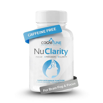 CogniTune NuClarity Brain Supplement for Memory and Focus - Caffeine-Free Nootropic for Mental Clarity Without Jitters - with Ginkgo Biloba, Bacopa Monnieri, Alpha-GPC for Cognitive Support CogniTune buy supplements canada