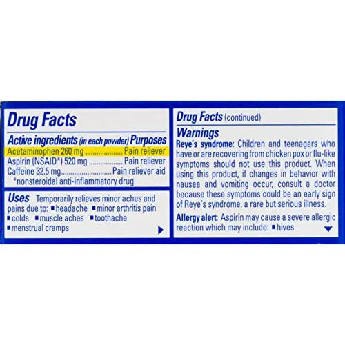 Goody's Extra Strength Powders | Fast Pain Relief | Aspirin & Caffeine | 24 Count Goody's buy supplements canada