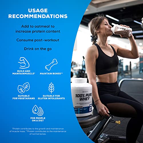 BioTechUSA 100% Pure Whey | Protein Powder with BCAA and Glutamine | Gluten-Free, Palm Oil Free BioTechUSA buy supplements canada