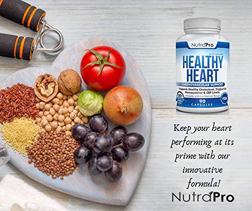 NutraPro Healthy Heart - Heart Health Supplements & Arteries Support .Healthy Cholesterol and Triglyceride. GMP Certified. NutraPro buy supplements canada
