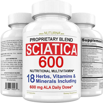 Sciatica Supplement with 600 mg Alpha Lipoic Acid - Sciatic Nerve Support Nuturna buy supplements canada