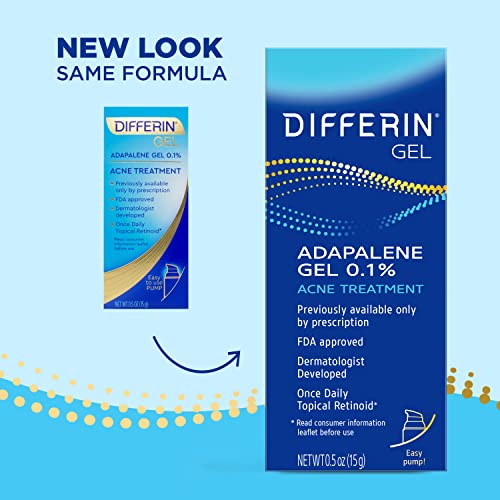Differin Acne Treatment Gel, 30 Day Supply, Retinoid Treatment for Face Differin buy supplements canada