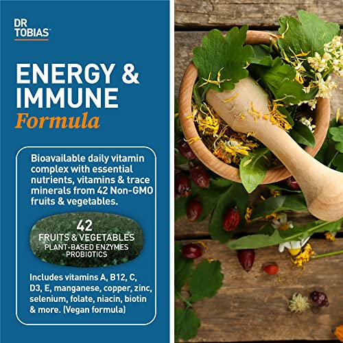 Dr. Tobias Adult Multivitamin for Women & Men, Energy & Immune Support from 42 Fruits Dr. Tobias buy supplements canada
