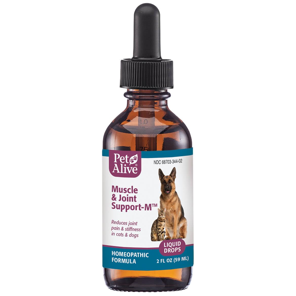 PetAlive Muscle and Joint Support-M - Natural Homeopathic Formula for Joint Pain and Stiffness in Pets - Supports Joint Health and Movement in Dogs and Cats - 59 mL PetAlive buy supplements canada