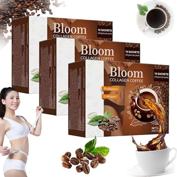 Bloom Collagen Coffee, Collagen Coffee from Japan, Bloom Coffee Collagen HOPASRISEE buy supplements canada