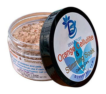 Cellulite and Slimming Salt Bath Soak With Orange Polyphenols,4oz Jar, Diva Stuff Diva Stuff buy supplements canada