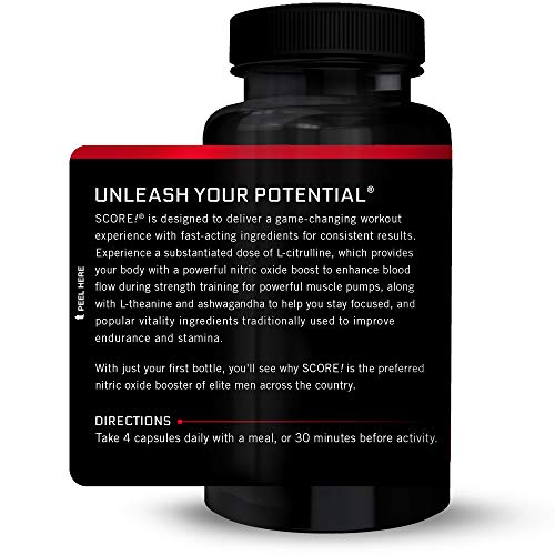 FORCE FACTOR Score!, 2-Pack, Nitric Oxide Supplement for Men, Nitric Oxide Booster Force Factor buy supplements canada