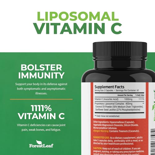 ForestLeaf Liposomal Vitamin C - Liposomal VIT C - 1000mg Capsules ForestLeaf buy supplements canada