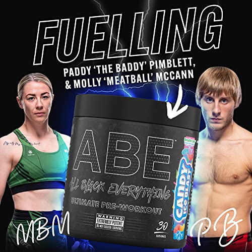 ABE All Black Everything Pre Workout Energy, Increase Physical Performance with Citrulline Applied Nutrition buy supplements canada