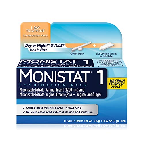 MONISTAT 1-Dose Yeast Infection Treatment, 1 Ovule Insert & External Itch Cream Monistat buy supplements canada