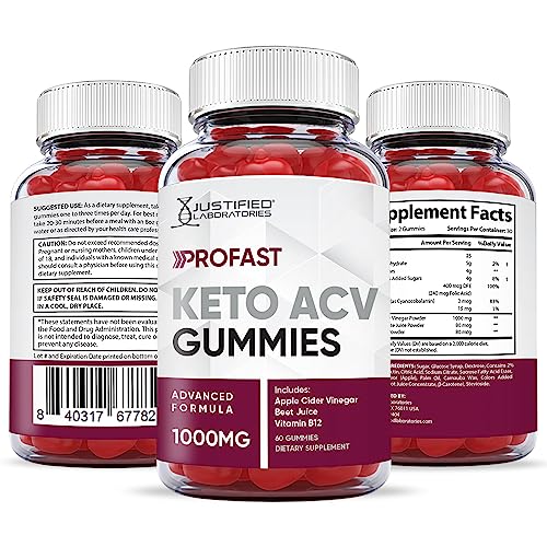 Justified Laboratories ProFast Keto ACV Gummies 1000MG Pro Fast Vegan Non GMO Justified Laboratories buy supplements canada