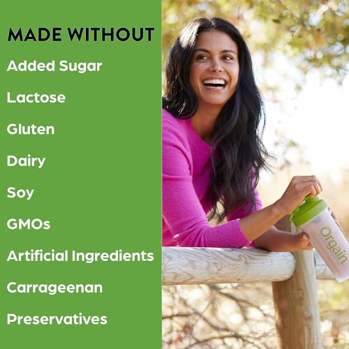 Orgain Organic Vegan Meal Replacement Protein Powder, Vanilla Bean - 20g Plant Based Orgain buy supplements canada