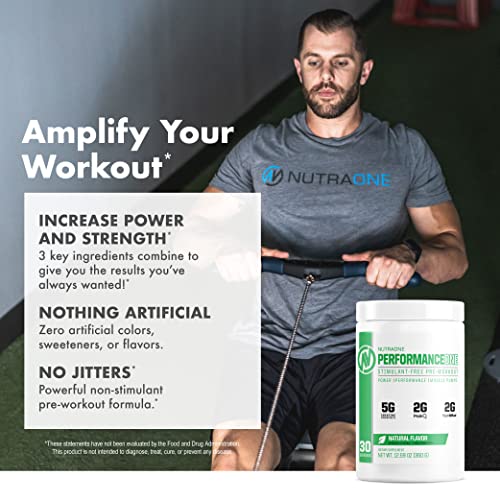 PerformanceOne Best Stimulant-Free Pre Workout Powder by NutraOne for Women and Men NutraOne Nutrition buy supplements canada