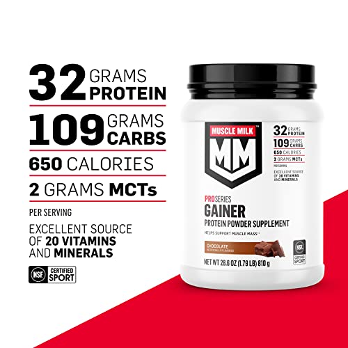 Muscle Milk Gainer Protein Powder, Chocolate, 32g Protein, 5 Pound Muscle Milk buy supplements canada