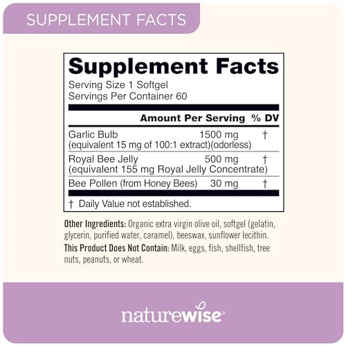 NatureWise Garlic Odorless Softgels 1500mg Support Teeth & Immune System Health NatureWise buy supplements canada