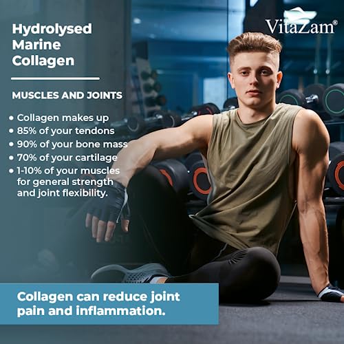 Vitazam Pure Marine Collagen Powder - 100% Hydrolysed Collagen Peptides for Hair Skin and Nails VitaZam buy supplements canada