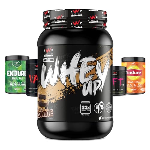 TWP Nutrition Platinum Series All The Whey Up Protein Powder Shake, 23g Whey Protein, Low Fat TWP buy supplements canada