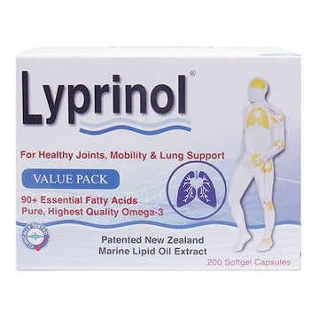 Pharma Lyprinol® Pcso-524® 200 Capsules New Zealand Green Lipped Mussel Extract Oil Joint Health Support & Mobility Lyprinol buy supplements canada