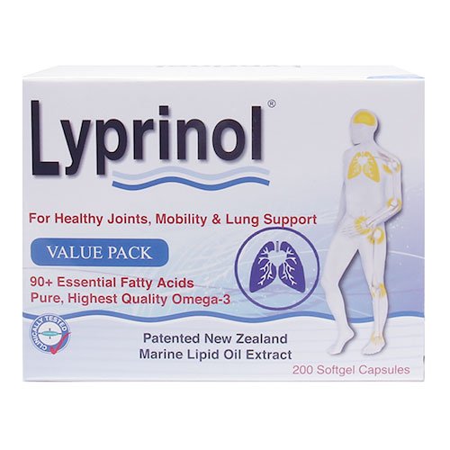 Pharma Lyprinol® Pcso-524® 200 Capsules New Zealand Green Lipped Mussel Extract Oil Joint Health Support & Mobility Lyprinol buy supplements canada